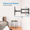 Full-Motion TV Wall Mount For 13" to 42" TVs