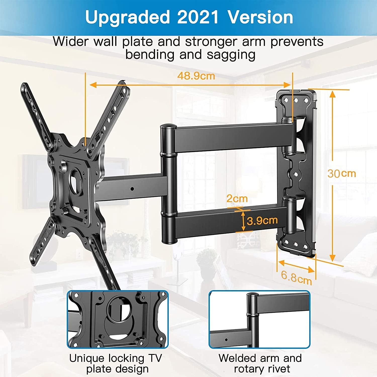 Full Motion TV Wall Mount For 26