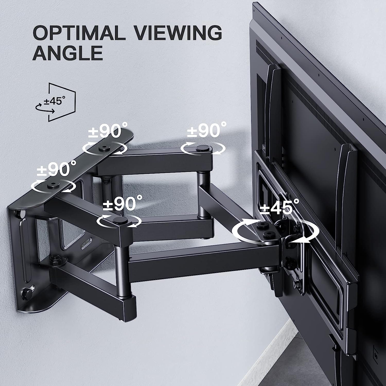 Full-Motion TV Wall Mount For 26