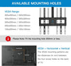 Multi-Adjustable Ceiling TV Mount For 26" To 65" TVs