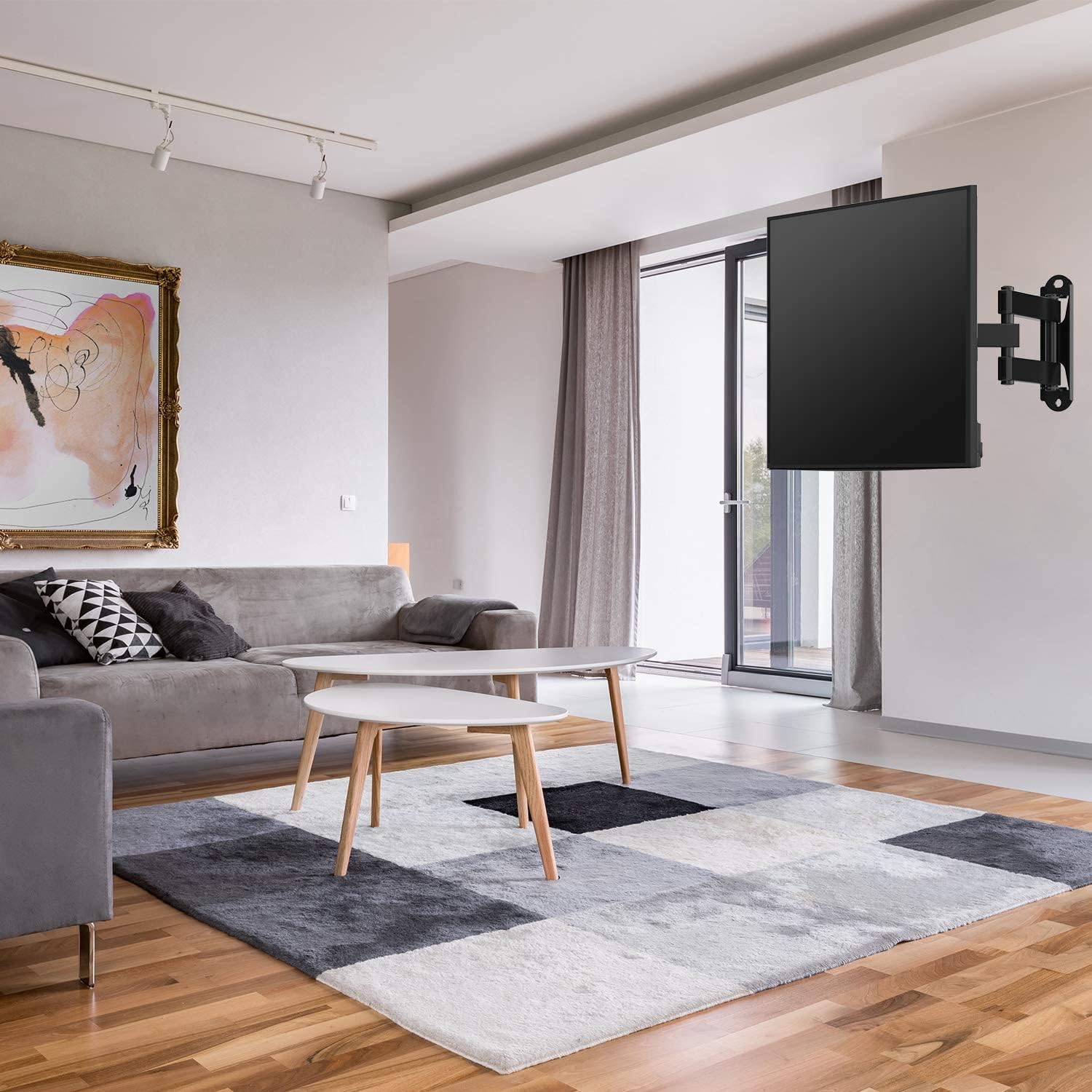 Full-Motion TV Wall Mount For 13