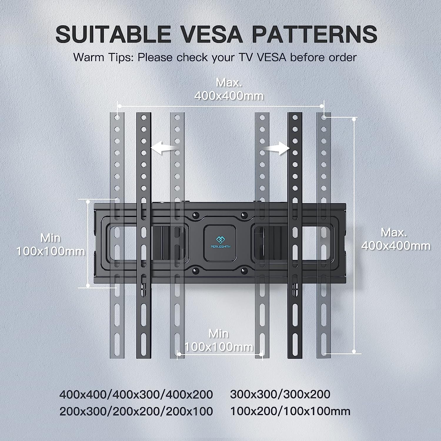 Full-Motion TV Wall Mount For 26