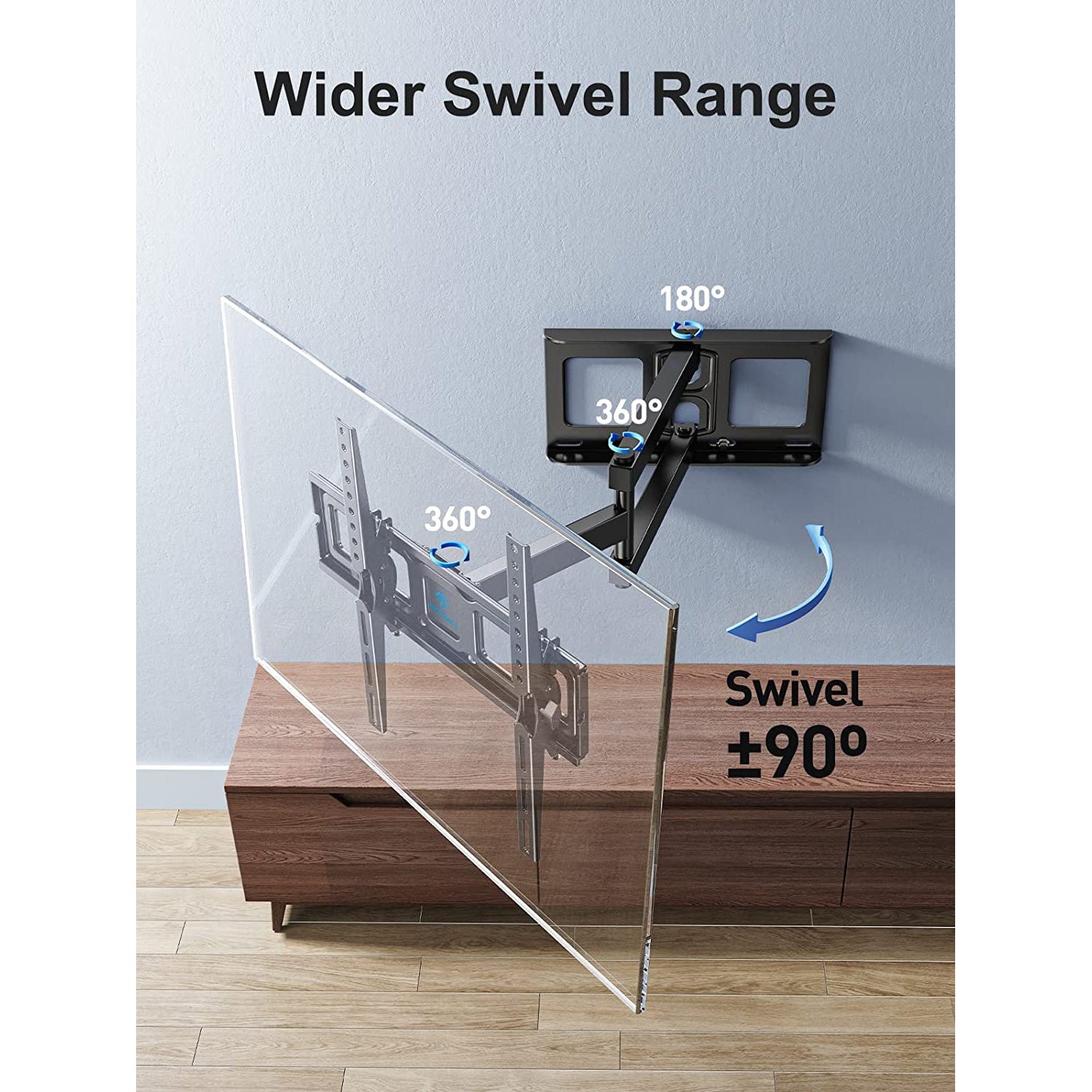 Full-Motion TV Wall Mount For 26